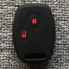 [Kinotaka] Honda Dedicated Keyless Key Silicone Cover 2 Button Fit Odyssey, CR-V, Stream, Civic, Etc. Dedicated Key Case (Black)