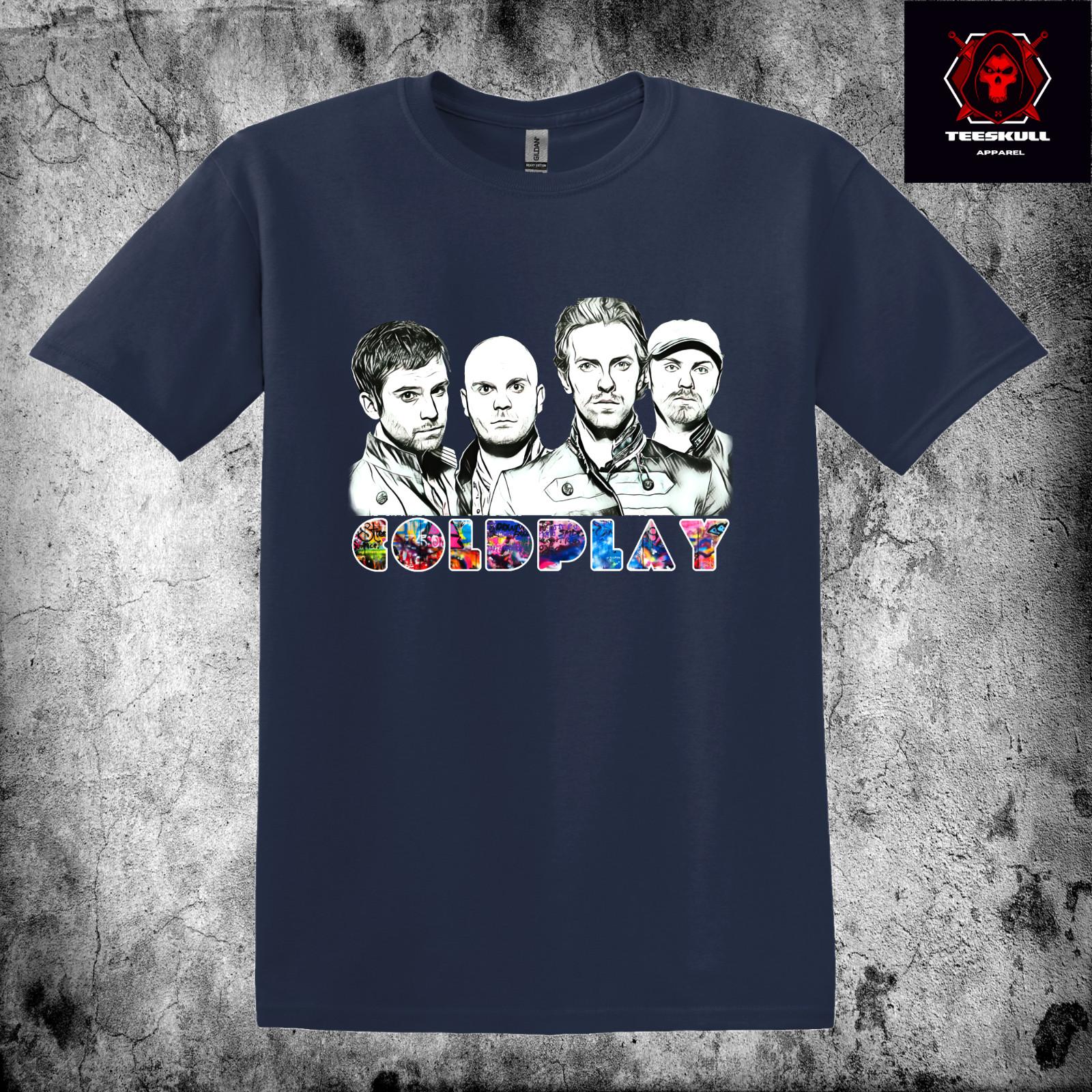 

26 Coldplay Rock Band Tee Tour Unisex Heavy Cotton Quality T-SHIRT S-3XL Unisex T-Shirt XXXL