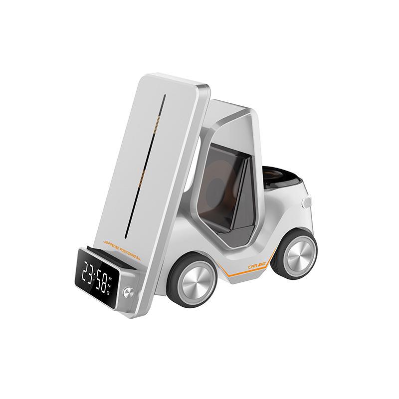 Cross-Border Wireless Car Charger: 3-in-1 Phone Holder and Fast Charger for Phone, Earphones, and Watch