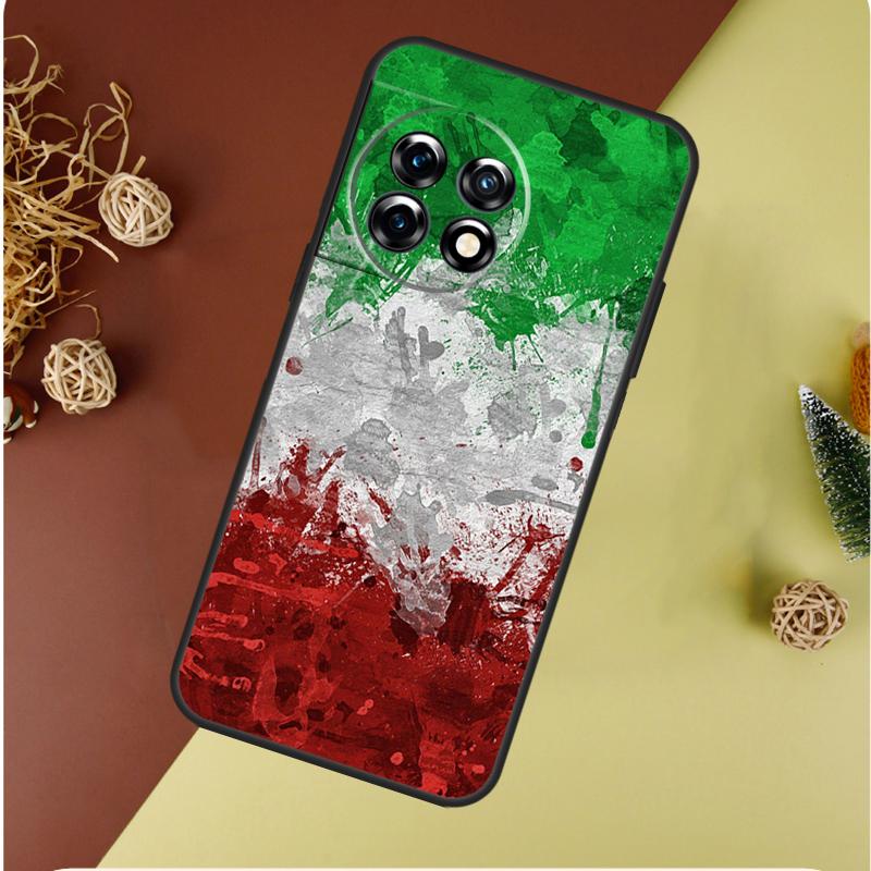 Italian Italy Flag For OnePlus 13 13R 12 12R 11 9 10 Pro 8T 9RT 10T 10R Nord 4 CE 2 3 Lite N20 N30 Phone Case