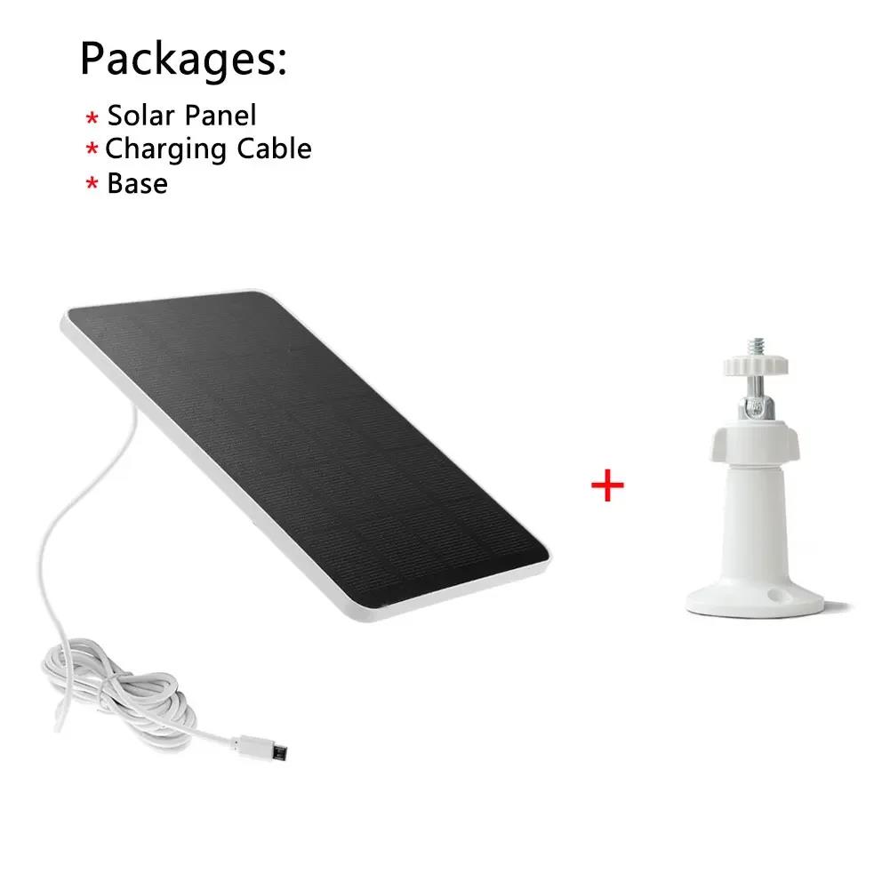Solar Panel USB Type-C Outdoor Waterproof Solar Cells Charger Solar Panels for Security Camera Small Home Light System 4