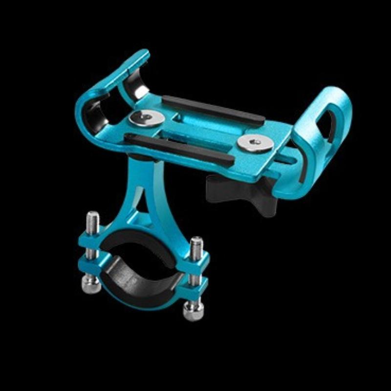 Aluminum Alloy Anti-slip Bracket Support 360 Rotate Metal Motorcycle Bicycle Phone Holder GPS Clip Bike Phone Stand for Phone