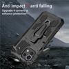 Metal Belt Clip Armor Shockproof Phone Case For Xiaomi Mi 11 Lite 5G NE 10T 11T Pro TPU Frame Plastic Kickstand Back Cover