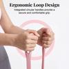Bande Elastiche a 8 per Uomini Donne, Corda Elastica a Forma di 8 in Silicone da 20LB con Manici Antiscivolo, Attrezzatura Portatile per Palestra in Casa