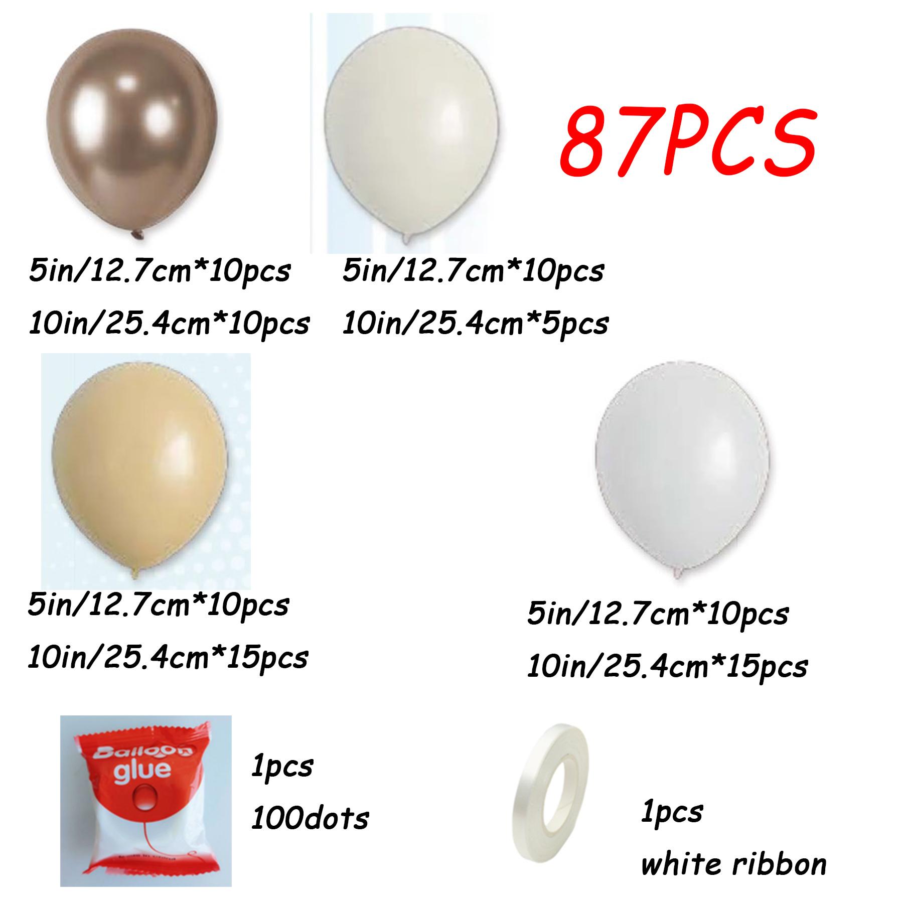 

87 шт., латексные шары цвета шампанского, розового золота, украшения для дня рождения, для детей и взрослых, для девочек и мальчиков, свадебные принадлежности для детского душа