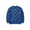 MLB Old Flower Knitwear Unisex Blue 3AKTM0214-50BLD