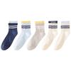 Chaussettes Mi-Mollet Respirantes en Coton Maille pour Enfants Hongdou - Été