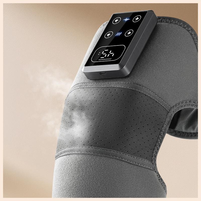 

Перезаряжаемый массажер для колена с подогревом – Регулируемая теплотерапия и вибрация для облегчения боли в суставах с травяными компрессными подушечками