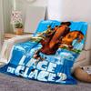 1 pezzo, Coperta Decorativa Casa Era Glaciale Perfetta per Divano, Letto, Viaggio, Campeggio, Auto