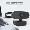 Universal Driver-Free Webcam with Microphone for Video Conferencing, Online Classes, Live Streaming & Hotel Check-In