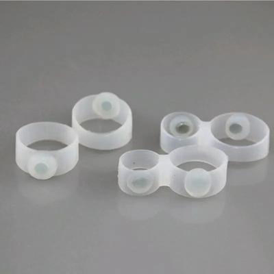 1/4/5/10 Paires Anneaux d'orteils amincissants par thérapie magnétique Perte de poids rapide Brûler les graisses Réduire les graisses Corps Silicone Massage des pieds Anneaux d'orteils