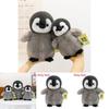 Cute Cartoon Gray Penguin Plush Doll Children Toy For Girls