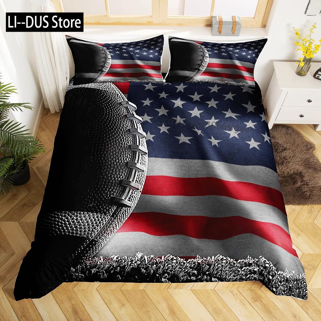 Cool Basketball Bedding Set Neon Gradient Duvet Cover for Kids Teen Boys Girls Comforter Cover Decor Room Quilt Cover 3pcs