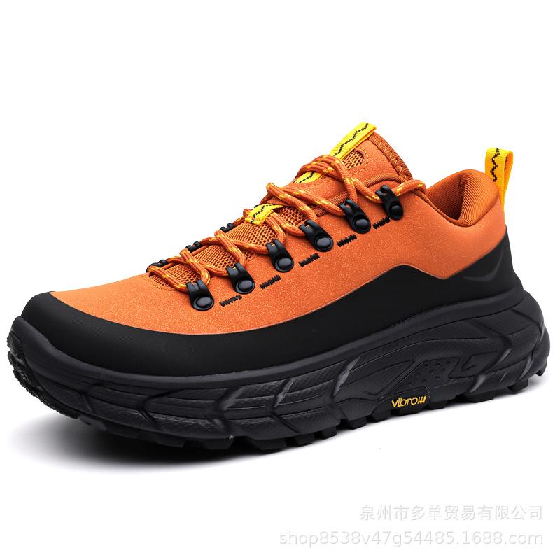 

HK high-quality urban outdoor leisure hiking shoes platform-soled lightweight functional shoes men s off-road sports shoes 39 черный коричневый