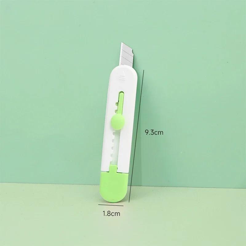 Mini Portable Small Utility Knife Hook Belt Invisible Box Cutting Cutter Office Supplies Cutting Knife Letter Opener Tools