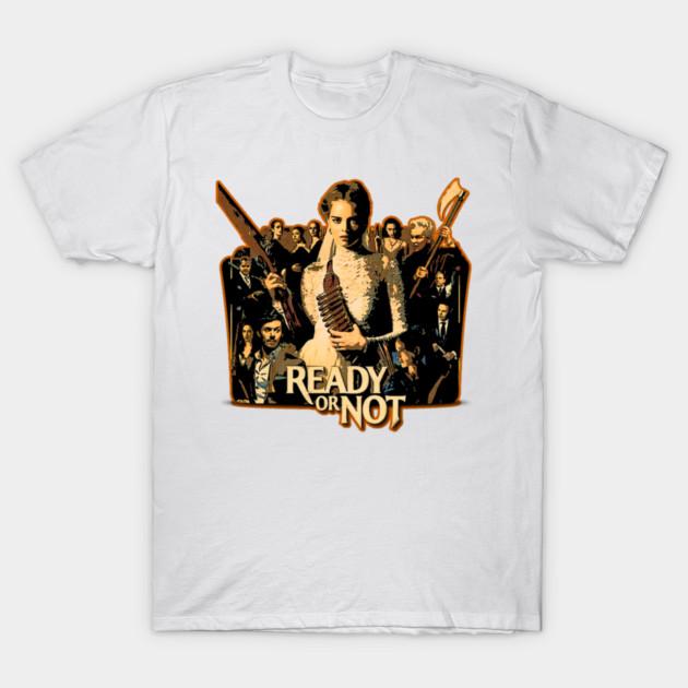 

Ready or Not 2 Here I Come New Unisexs TShirt Unisex ONeck 100Cotton Short Sleeve Y2k Oversized Fashion Popular Vintage Tee S