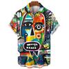 Hawaiian Shirt Trend Fashion Summer New Men's Casual Versatile Printed Short Sleeve Lapel Shirt
