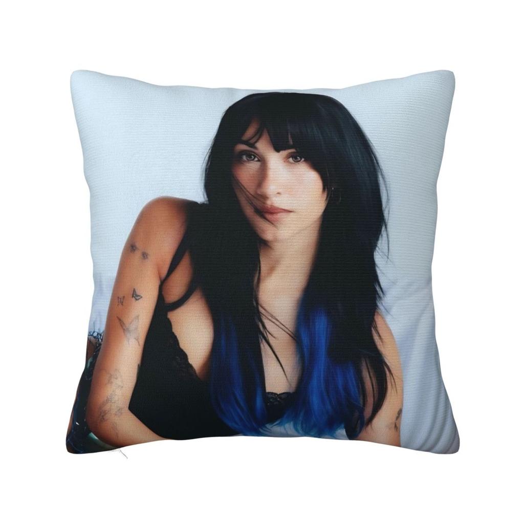 Singer Aitana Cuarto Azul Tour Pillow Covers Polyester Car Cushion Cover Creative Decorative Pillow Cover 45*45
