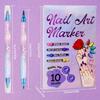 1Box Creative DIY Nail Art Tool Nail Point Graffiti Dotting Pen for Creative Expression Waterproof Quick Drying Fine Tip