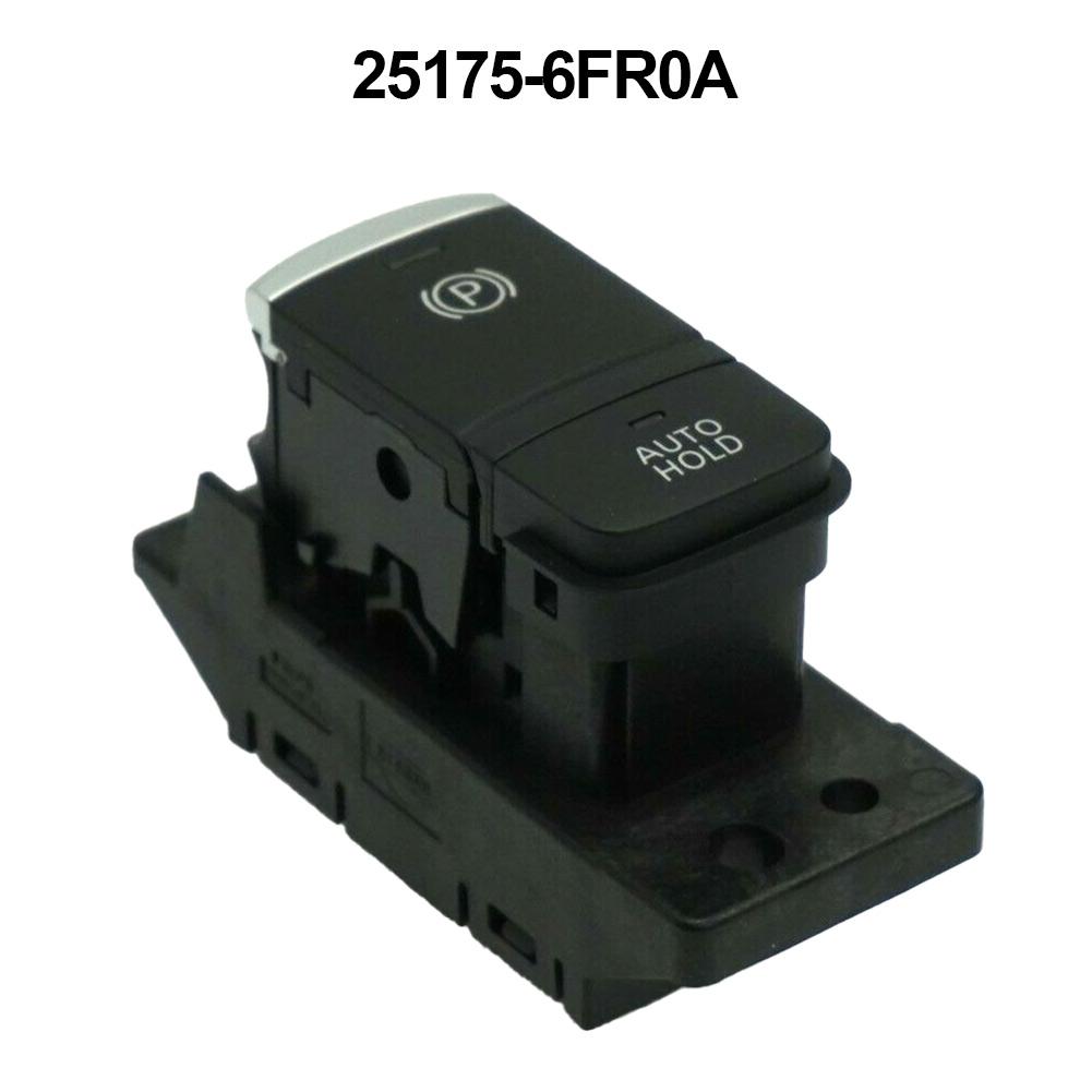 1 Stück Handbremsschalter 25175-6FR0A Schwarz Plug-and-play