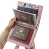 Portable Document Organizer: Card Holder, Vaccine Book, Birth Certificate, Passport, and ID Storage Bag.