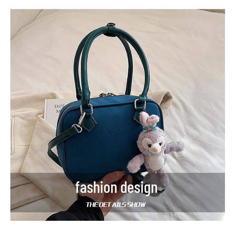 This Year's Trending 2025 Women's Frosted All-Match Crossbody Handbag - Small Square Design