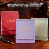 2026 Desk Calendar Retro Style Thick Paper Time Management Planner Home Office School Daily Schedule Planner