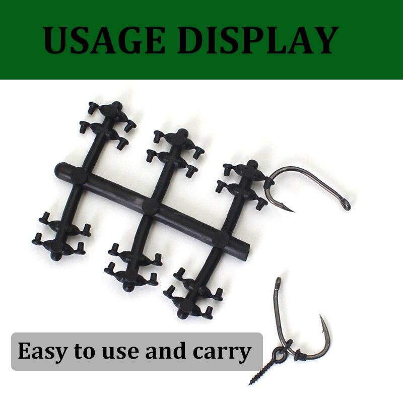 48PCS Hook Stops Beads Carp Fishing Accessories StoperBlack Carp Fishing Hair Chod Ronnie Rig Pop UP Boilies Stop Tackle