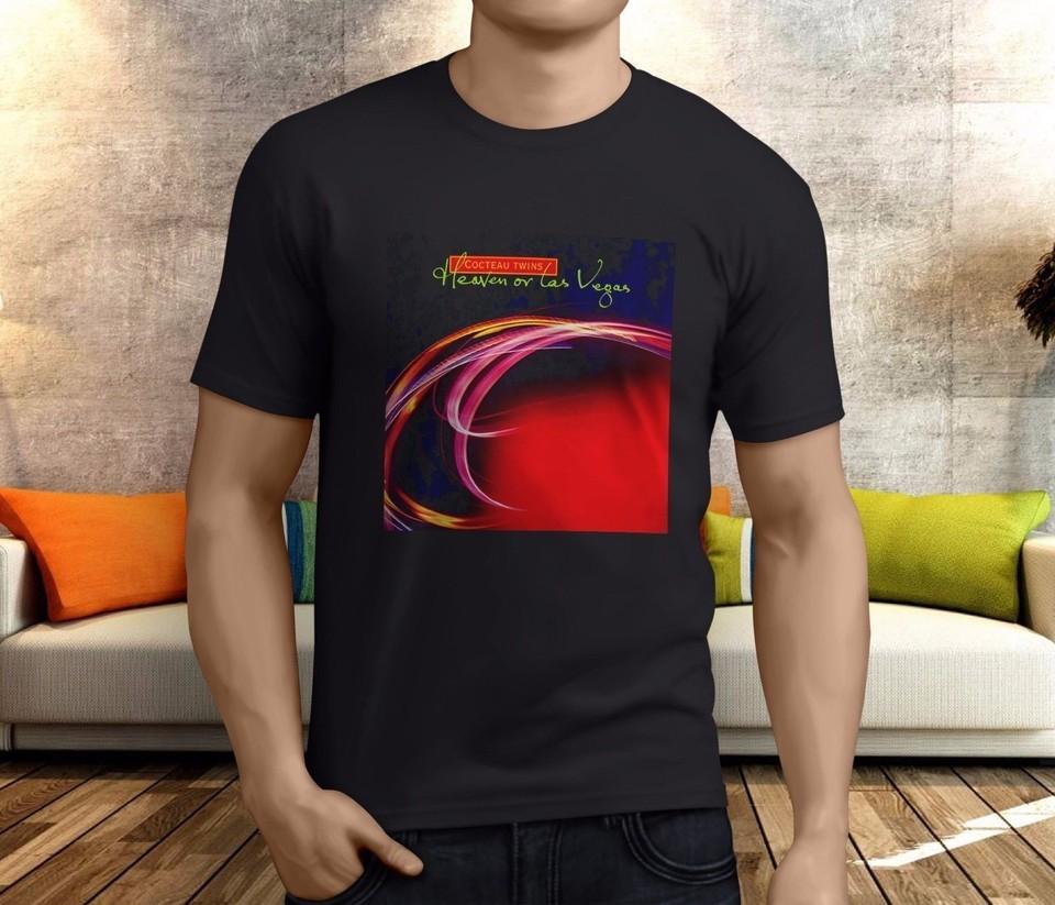 COCTEAU TWINS HEAVEN OR LAS VEGAS T-Shirt Black Men S-234XL E380 Unisex T-Shirt XL