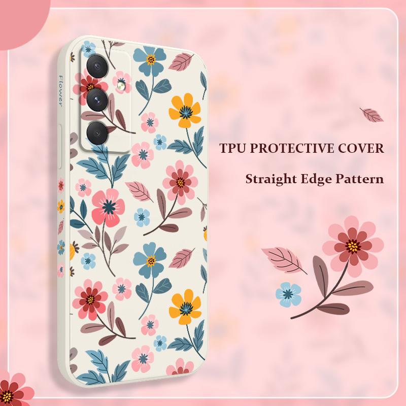 Flowerstalk Flower Phone Case For Samsung Galaxy A17 A07 A56 A36 A26 A16 A06 A55 A35 A25 A15 A05 A54 A34 A24 A14 A04 Silicone Co