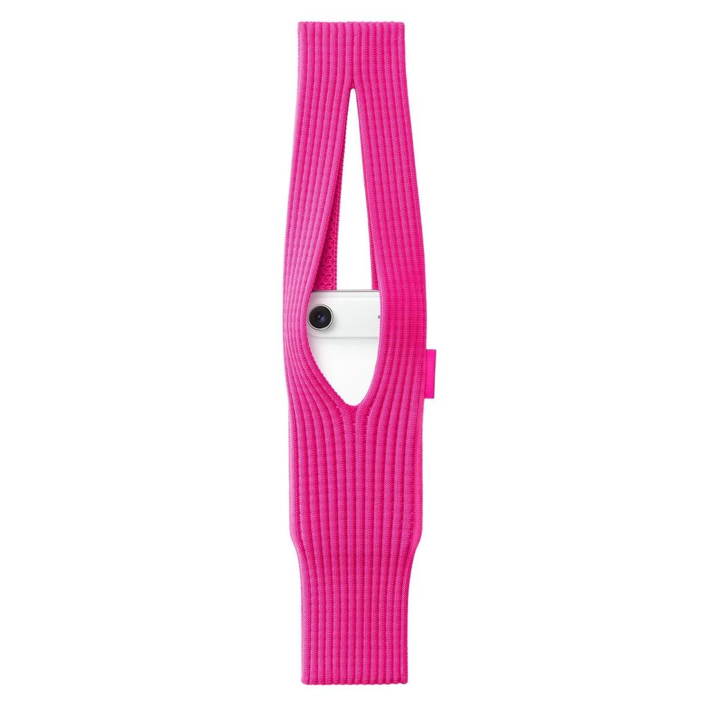 Geeignet für gestrickte Tasche Neuer Stil Plissierte gestrickte Tasche Anti-Verloren Ästhetische gestrickte Handytasche iPhone-Tasche