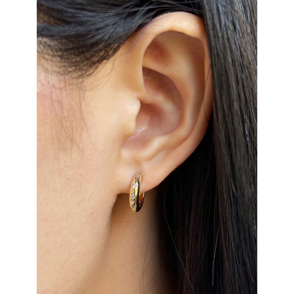 [Byyer] (Y) Star Stone One-Touch Earrings Bh7E40712Ybxxx