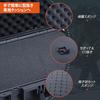 Lykus HC-3010 Waterproof Hard Case with Built-in Lattice-Cut Foam, Interior Dimensions: 30x20x12cm, Suitable for Pistols, Small Drones, Video Cameras,