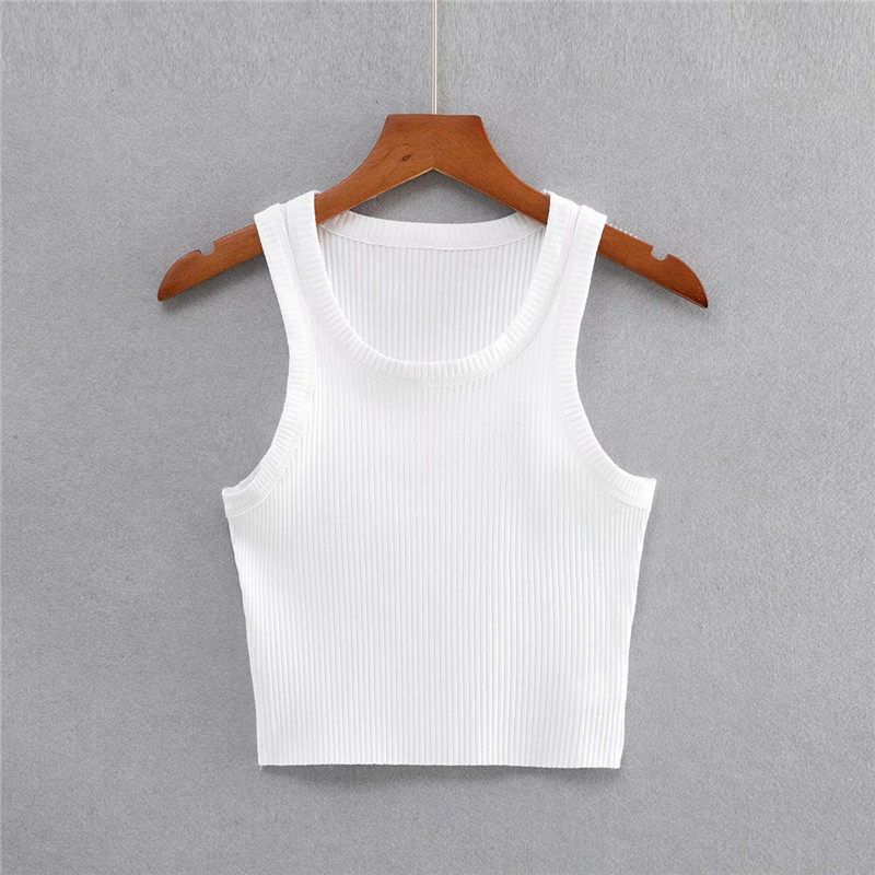 INS Fashion Short Sexy Sleeveless Sports Vest Women's High Waist Crop Top Outwear Tight Yoga Running Workout Clothes