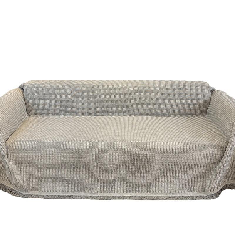 Telo per Divano Copertura Completa Tessuto Ins Stile Crema Filato di Cotone Tappetino da Campeggio Copricuscino per Divano Asciugamano Universale per Tutte le Stagioni Copertura Completa per Divano