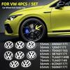 B6 VW Pro Volkswagen 4ks 55mm 56mm 65mm 63mm Styling auta Krytky středů kol Pokličky nábojů Odznak Příslušenství Pro VW Volkswagen Golf S