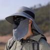 Outdoor Sun Protection Fisherman Hat With Large Brim For Men And Hiking Enthusiasts