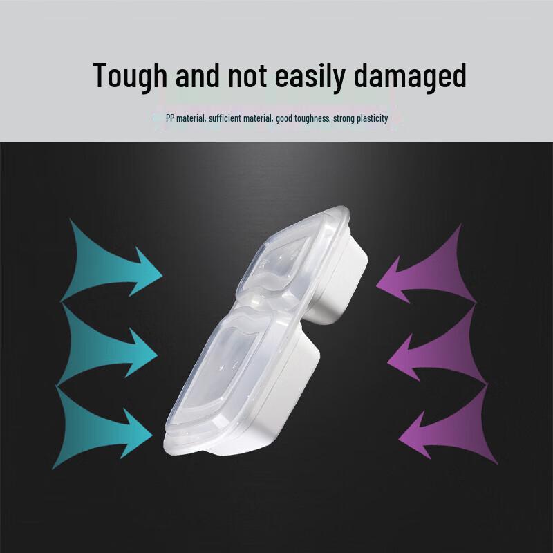 2-Compartment Disposable Meal Prep Containers