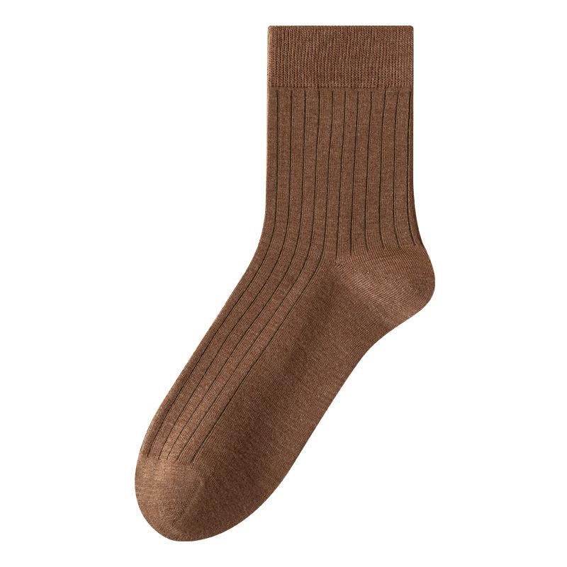 Male Autumn and Winter Self Heating Warm Stripe Heat Storage Cold Cotton Socks