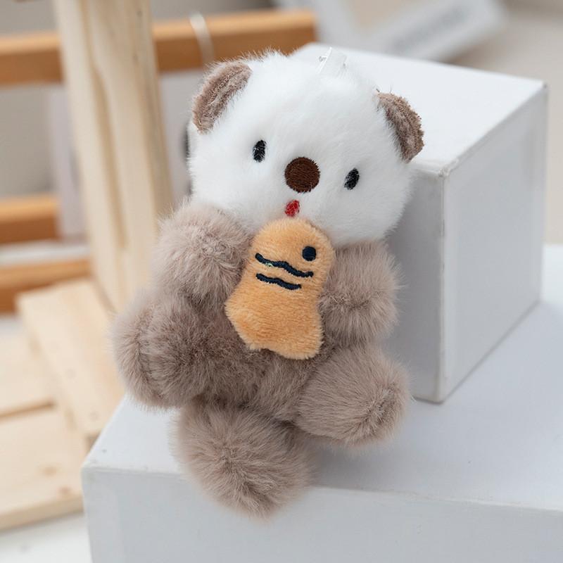 Myk Sjøoter Plysj med Lang Pels PP Bomullsfyll Kosedyr for Barn