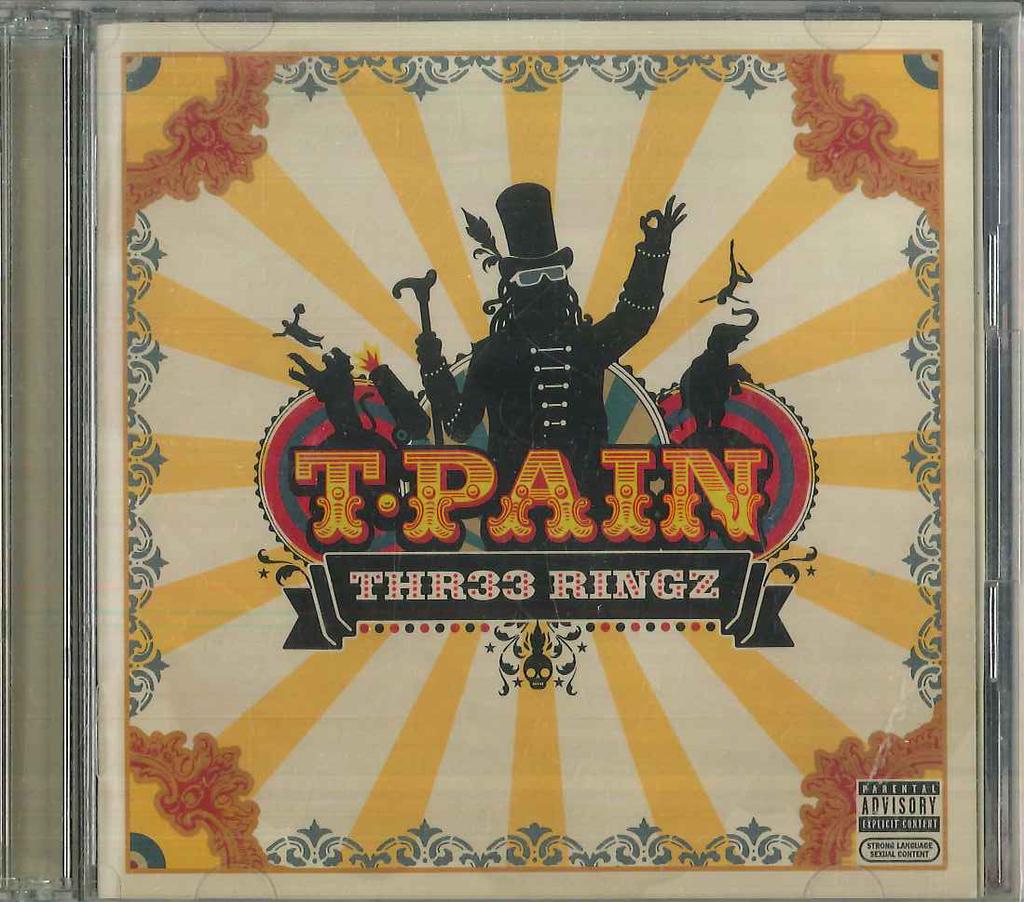 CD T-PAIN - Thr33 Ringz BVCP281112PROMO BMG, JIVE, ZOMB 2009 Japan ObiRap & Hip-Hop/R&B Used
