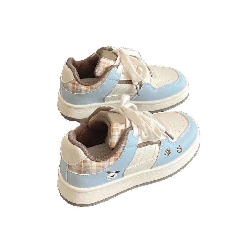 Korean Casual Board Shoes, New Spring and Autumn Thick-soled Non-slip Student Bread Shoes