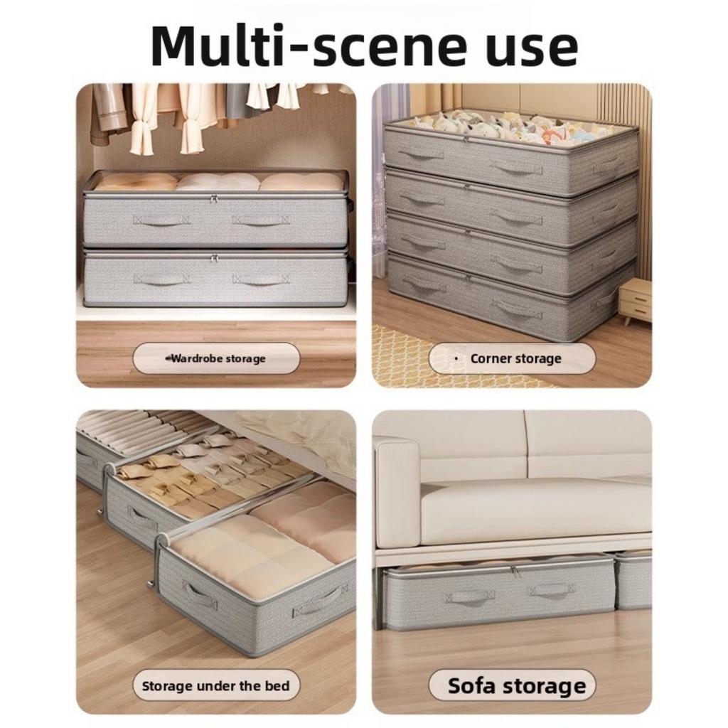 Organizér a úložná skříň pod postel, Skládací úložná taška pod postel, Výkonná funkce, Nezabírá místo, Úložný prostor pod postel