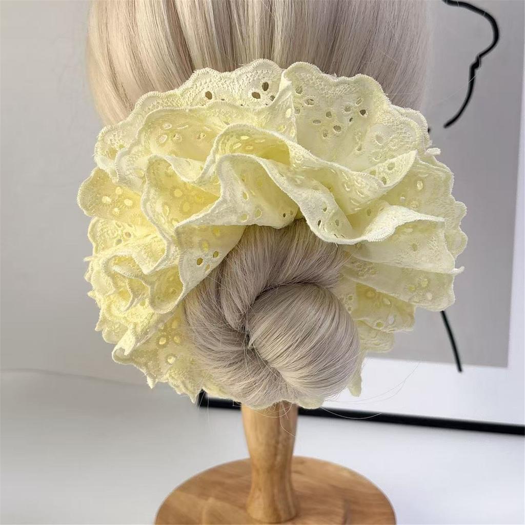 Multi Layer Hair Scrunchies Thick Oversized Hair Scrunchy Elegant Hair Rope Scrunchy Women Ponytail Holder