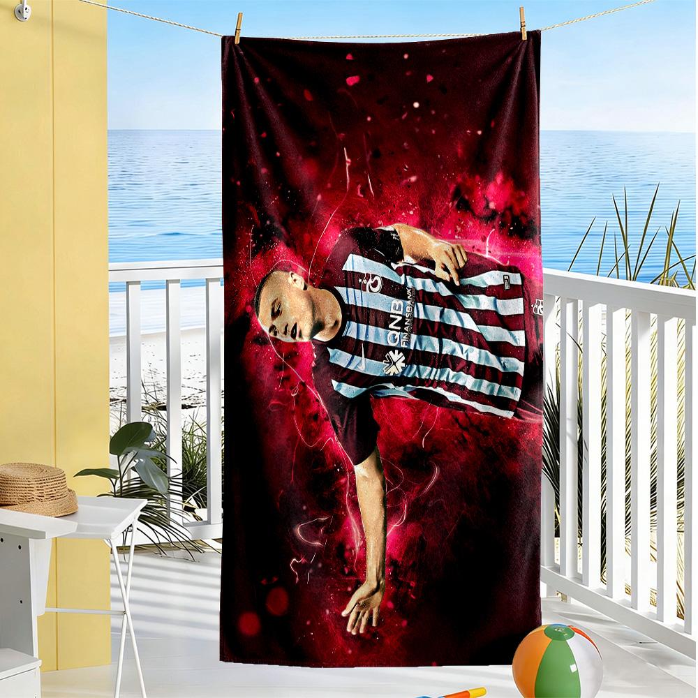 Bayern Munich Football Team Beach Towel Quick-Dry Soft Microfiber Comfortable Lightweight