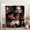 TV T-The V-Vampire D-Diaries Role Damon Blanket For Sofa Office Bed Plane Travel Sleep Read Relax Camping Soft And Warm