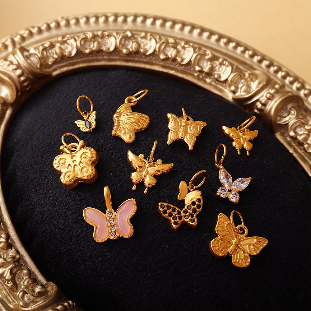 European & American Butterfly Charm Pendants: Lightweight, Luxurious, Versatile DIY Bracelet & Necklace Accessories.