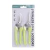2Pcs Pruning Shears Stainless Steel Garden Shears Handheld Gardening Scissors