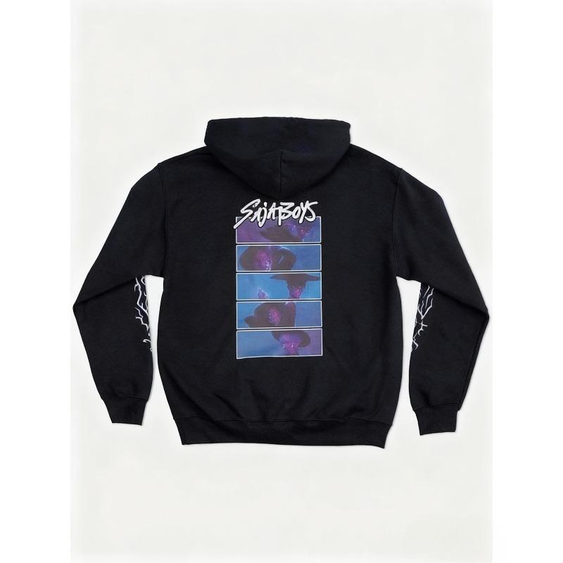 KPop Demon Hunters Saja Boys Hoodies For Kids Fall Winter Warm Hoodies Pullover Children's Boy Hooded Sweatshirts