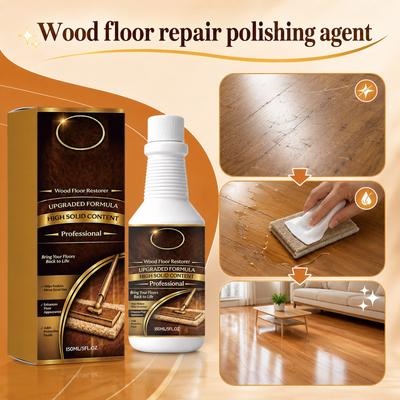 Floor Restorer for Hardwood Laminate - Restores , Fills Fine Scratches, No Sanding Needed
